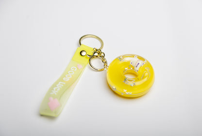 Lucky Charm Floating Glitter Keychain - Mystery Design